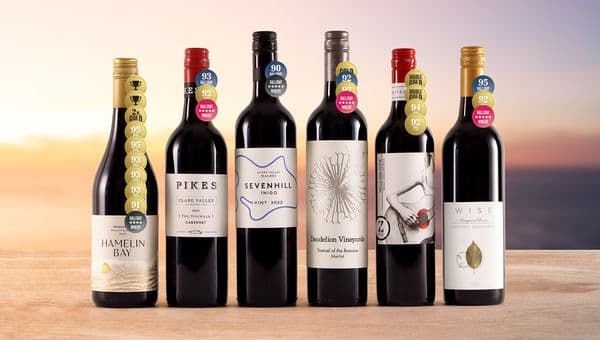 Critic‑acclaimed Australian reds: 6 premium bottles for $99